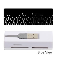 Black And White Matrix Patterned Design Memory Card Reader (stick) by dflcprintsclothing