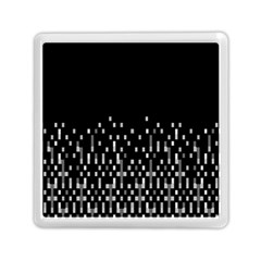 Black And White Matrix Patterned Design Memory Card Reader (square) by dflcprintsclothing