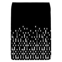 Black And White Matrix Patterned Design Removable Flap Cover (s) by dflcprintsclothing