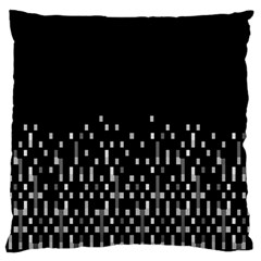 Black And White Matrix Patterned Design Standard Flano Cushion Case (two Sides) by dflcprintsclothing