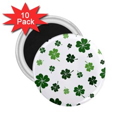 St Patricks day pattern 2.25  Magnets (10 pack) 