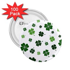 St Patricks Day Pattern 2 25  Buttons (100 Pack)  by Valentinaart