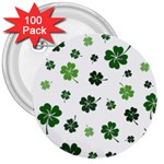 St Patricks day pattern 3  Buttons (100 pack)  Front