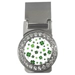 St Patricks day pattern Money Clips (CZ)  Front