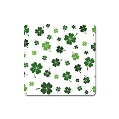 St Patricks day pattern Square Magnet