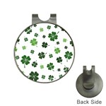 St Patricks day pattern Hat Clips with Golf Markers Front