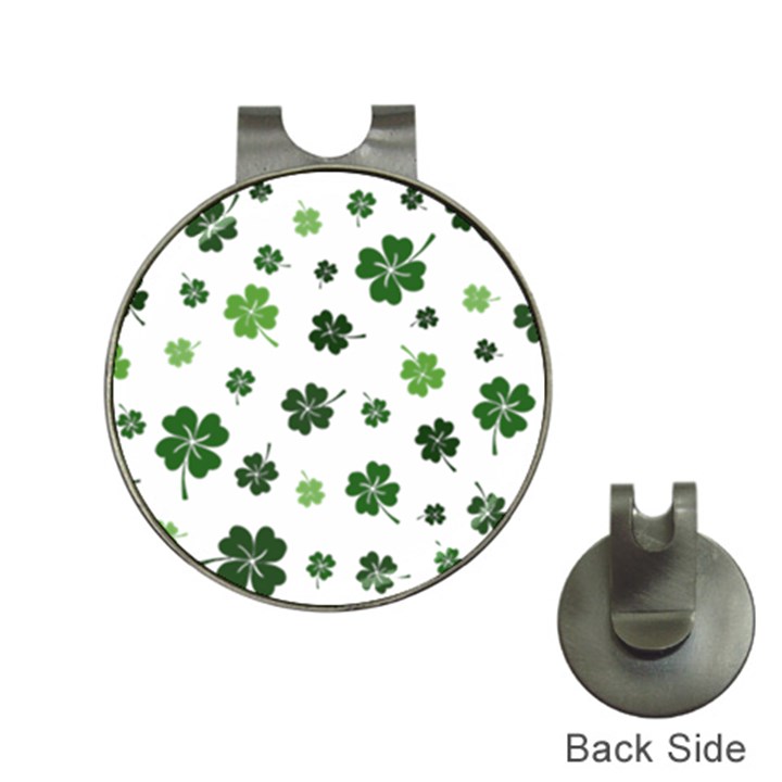 St Patricks day pattern Hat Clips with Golf Markers