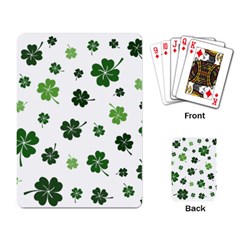 St Patricks Day Pattern Playing Cards Single Design (rectangle) by Valentinaart