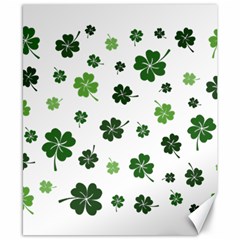 St Patricks day pattern Canvas 8  x 10 