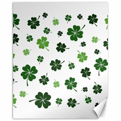 St Patricks day pattern Canvas 16  x 20 