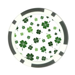 St Patricks Day Pattern Poker Chip Card Guard by Valentinaart