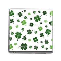 St Patricks Day Pattern Memory Card Reader (square 5 Slot) by Valentinaart