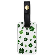 St Patricks Day Pattern Luggage Tag (one Side) by Valentinaart