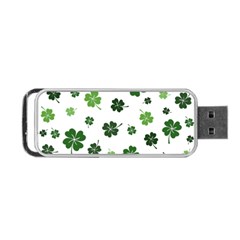 St Patricks Day Pattern Portable Usb Flash (one Side) by Valentinaart