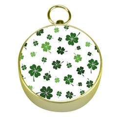 St Patricks day pattern Gold Compasses