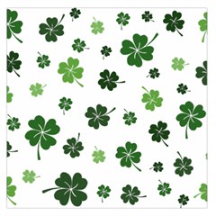 St Patricks Day Pattern Large Satin Scarf (square) by Valentinaart