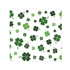 St Patricks Day Pattern Small Satin Scarf (square) by Valentinaart