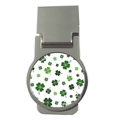 St Patricks Day Pattern Money Clips (round)  by Valentinaart