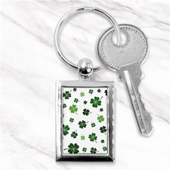 St Patricks Day Pattern Key Chain (rectangle) by Valentinaart