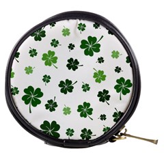 St Patricks Day Pattern Mini Makeup Bag by Valentinaart