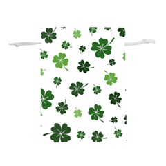 St Patricks Day Pattern Lightweight Drawstring Pouch (l) by Valentinaart