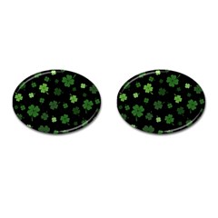 St Patricks Day Cufflinks (oval) by Valentinaart