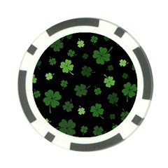 St Patricks Day Poker Chip Card Guard by Valentinaart