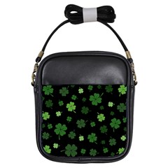 St Patricks Day Girls Sling Bag by Valentinaart