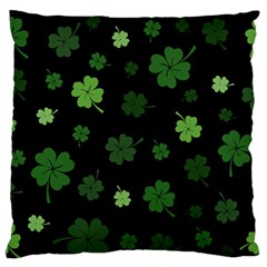 St Patricks Day Large Flano Cushion Case (one Side) by Valentinaart