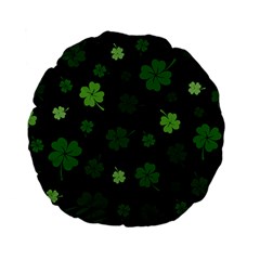 St Patricks Day Standard 15  Premium Flano Round Cushions