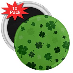 St Patricks Day 3  Magnets (10 Pack)  by Valentinaart