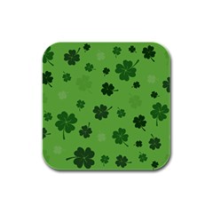 St Patricks Day Rubber Square Coaster (4 Pack)  by Valentinaart