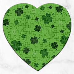 St Patricks Day Jigsaw Puzzle (heart) by Valentinaart