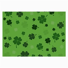 St Patricks Day Large Glasses Cloth by Valentinaart