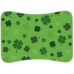 St Patricks Day Velour Seat Head Rest Cushion by Valentinaart