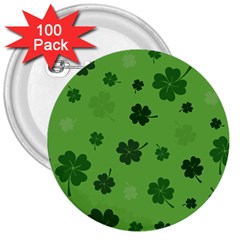 St Patricks Day 3  Buttons (100 Pack)  by Valentinaart