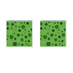 St Patricks Day Cufflinks (square) by Valentinaart