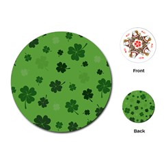 St Patricks Day Playing Cards Single Design (round) by Valentinaart