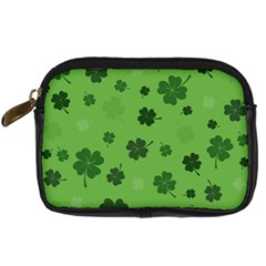 St Patricks Day Digital Camera Leather Case by Valentinaart