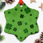 St patricks day Ornament (Snowflake) Front