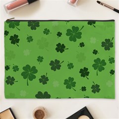 St Patricks Day Cosmetic Bag (xxxl) by Valentinaart