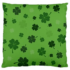 St Patricks Day Large Flano Cushion Case (two Sides) by Valentinaart