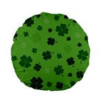 St patricks day Standard 15  Premium Flano Round Cushions Front