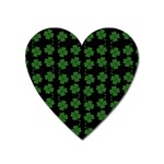 St patricks day Heart Magnet Front