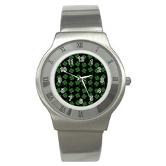 St Patricks Day Stainless Steel Watch by Valentinaart