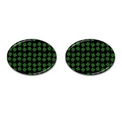 St Patricks Day Cufflinks (oval) by Valentinaart