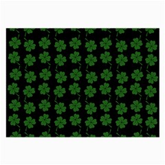 St Patricks Day Large Glasses Cloth by Valentinaart