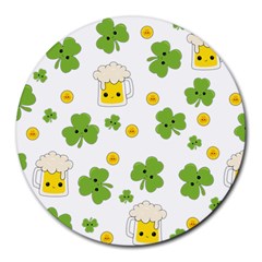 St Patricks Day Round Mousepads by Valentinaart