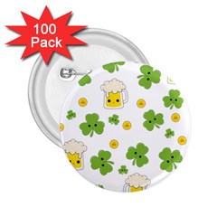 St Patricks Day 2 25  Buttons (100 Pack)  by Valentinaart