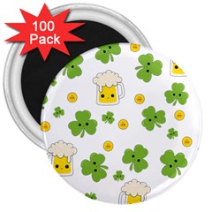 St Patricks Day 3  Magnets (100 Pack) by Valentinaart